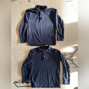 J. Crew Boys long sleeve polos